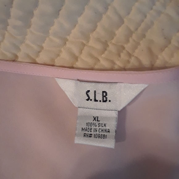 100% Silk Blouse by S. L. B. - Picture 2 of 6